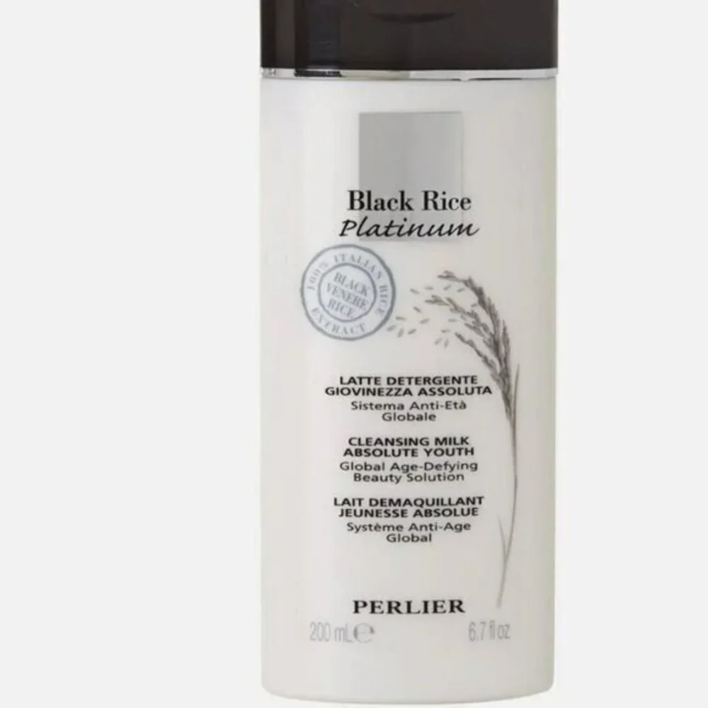 Perlier Black Rice Platinum CLEANSING MILK  Face Cleanser 6.7 oz SEALED
